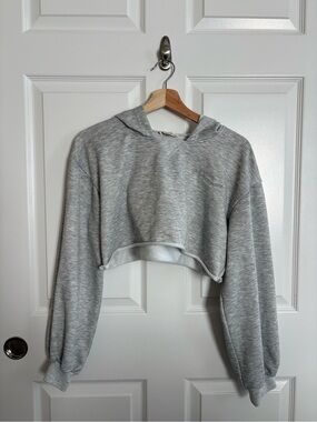 For Love and Lemons Crop French Terry Sweatshirt